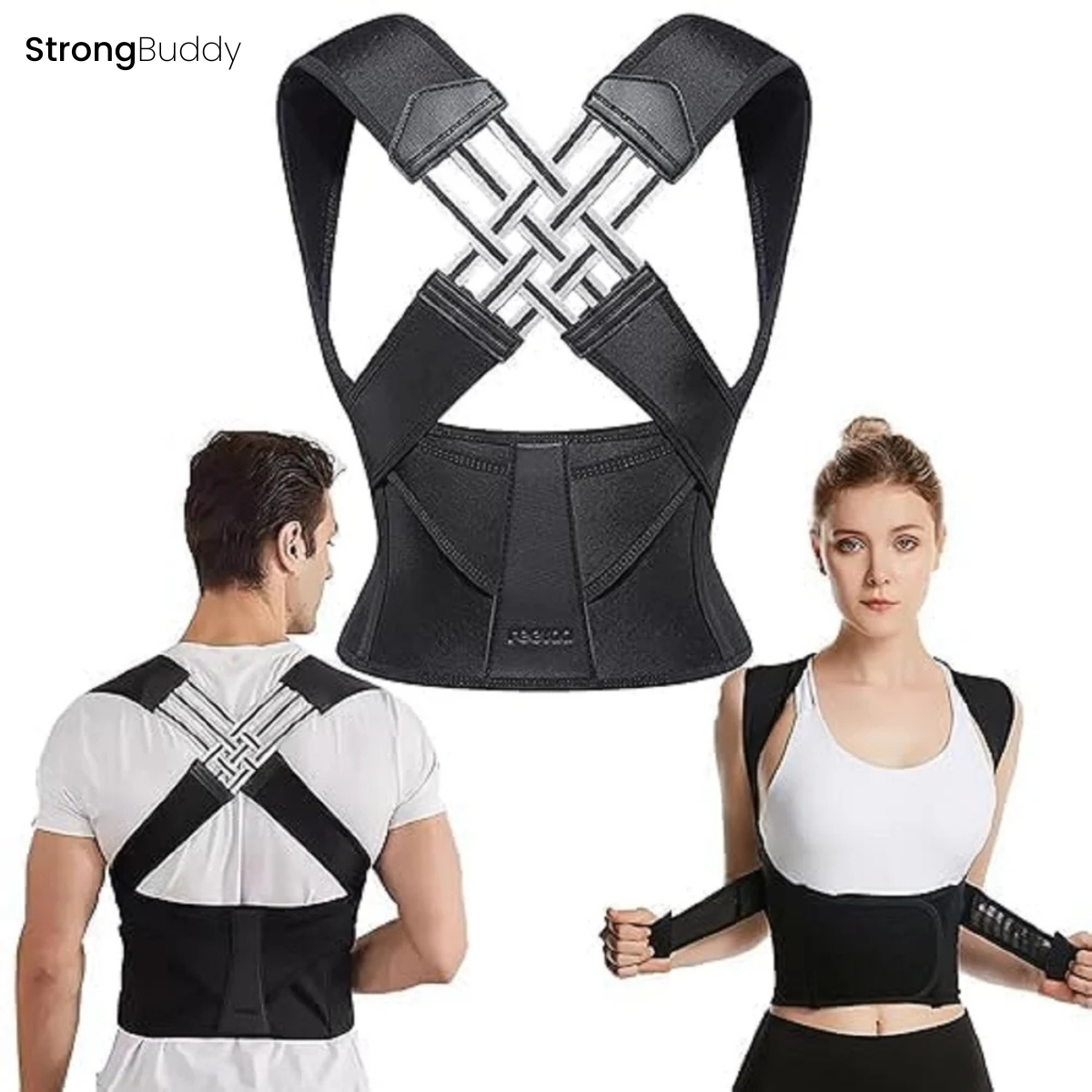 StrongBuddy Pro - Bli av med ryggsmärtor och få en självsäker och rakare hållning